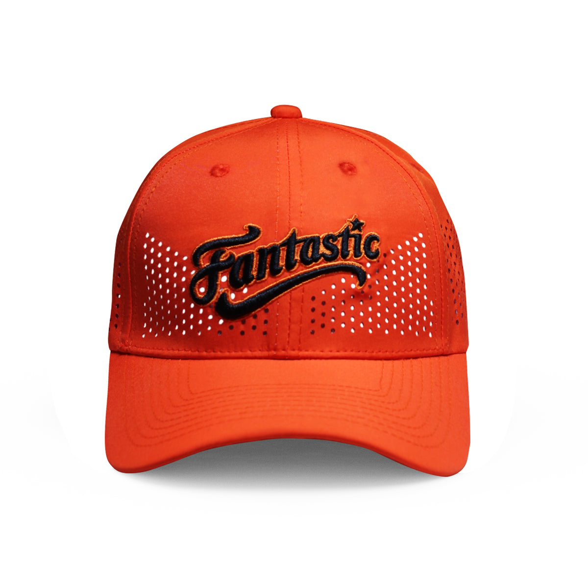 RR Aero 02 orange lightweight cap front view