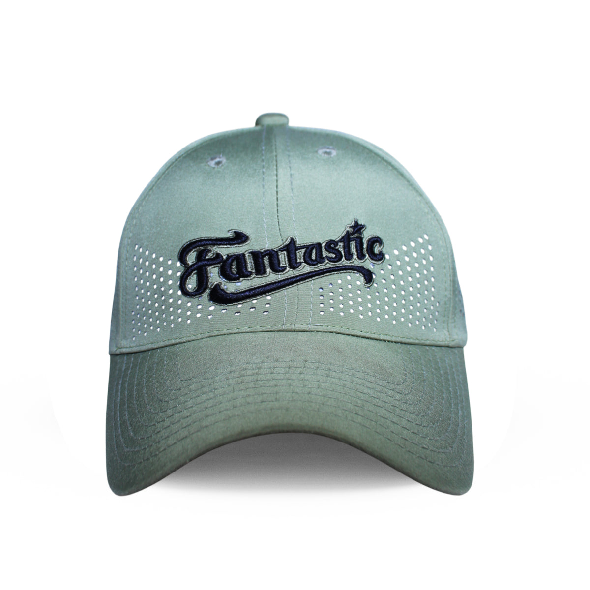 RR Aero 02 pista green lightweight cap front view