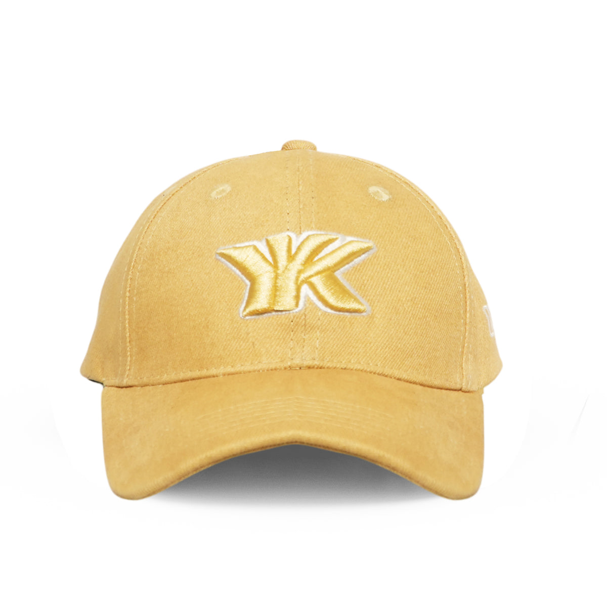 RR Classic 01 cream embroidered logo baseball cap front view