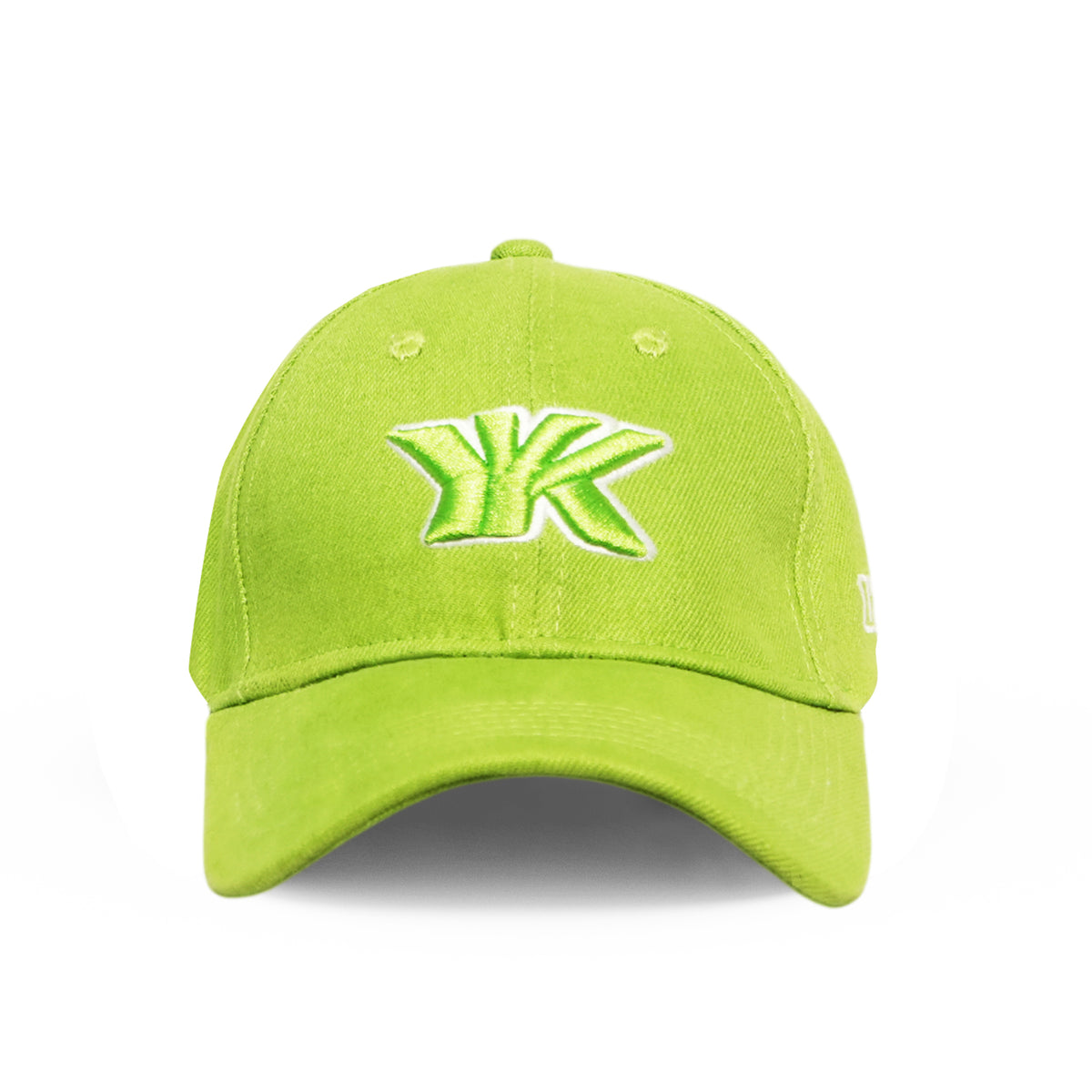 RR Classic 01 fresh green embroidered logo baseball cap front view