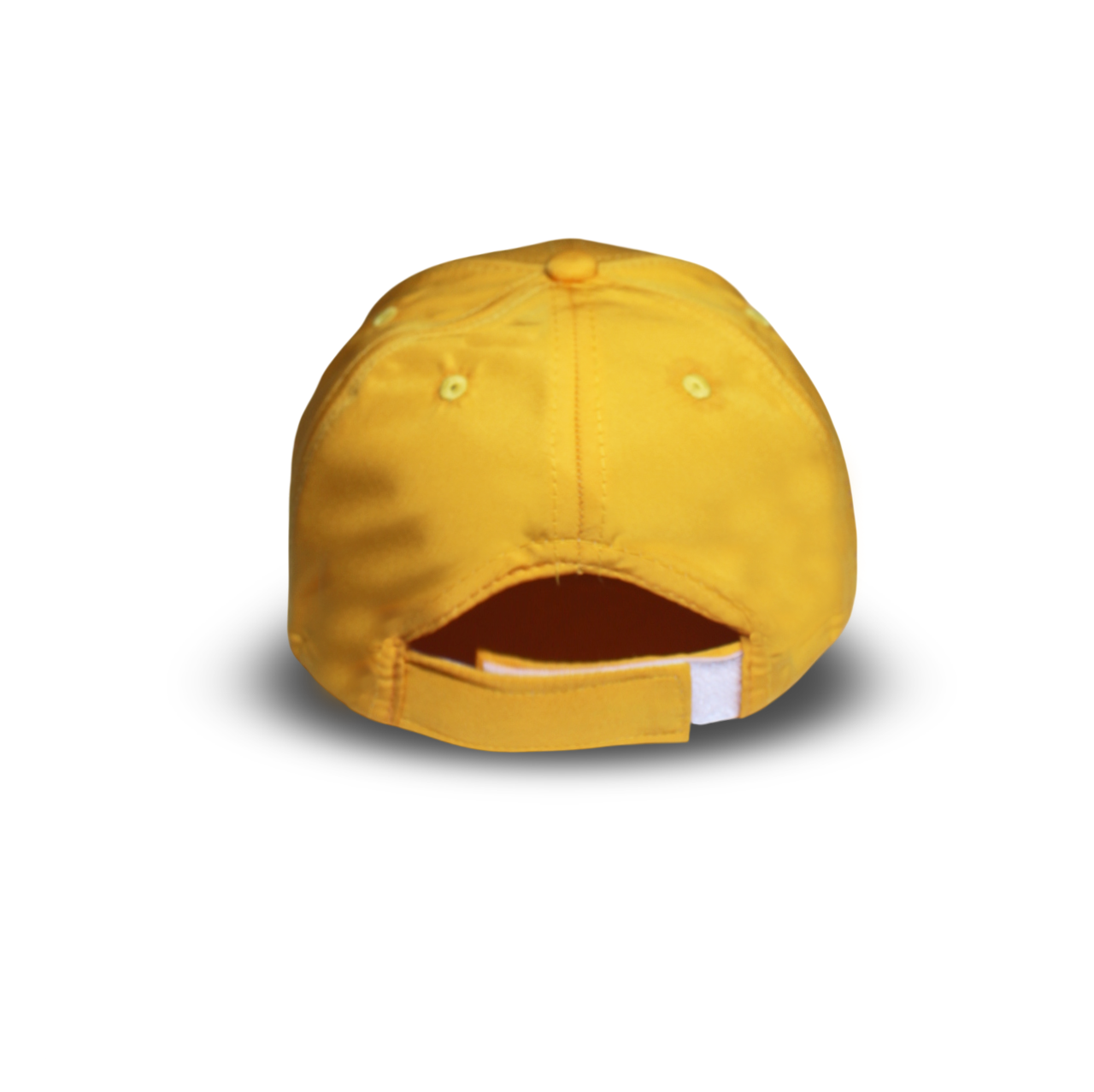 RR Style mustard yellow adjustable baseball cap back view